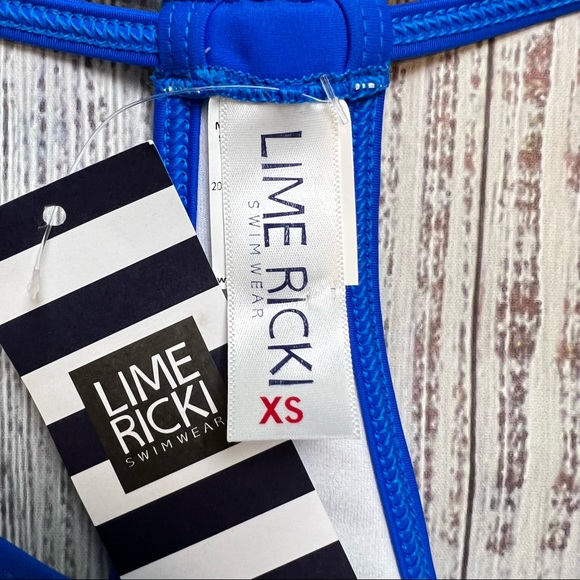 Lime Ricki Water Dot T-Back Tankini. Size XSmall. NWT - Picture 9 of 10